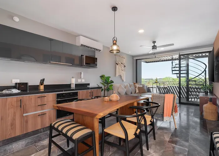 Terraza Privada Ph Con Jacuzzi Apartamento Tulum